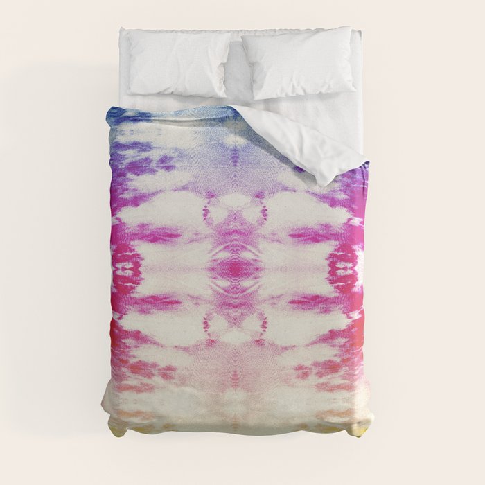 Tie Dye Rainbow Duvet Cover by Nina May Design Studio Society6