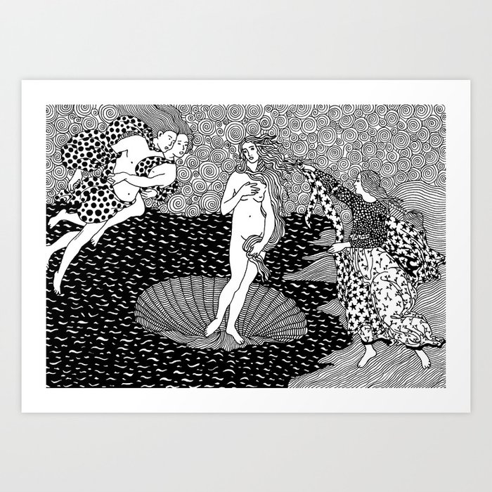 Venus - Botticelli Art Print