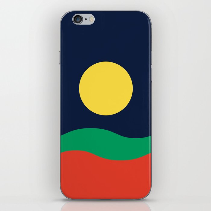 Bright & Bold Modern Abstract Landscape iPhone Skin