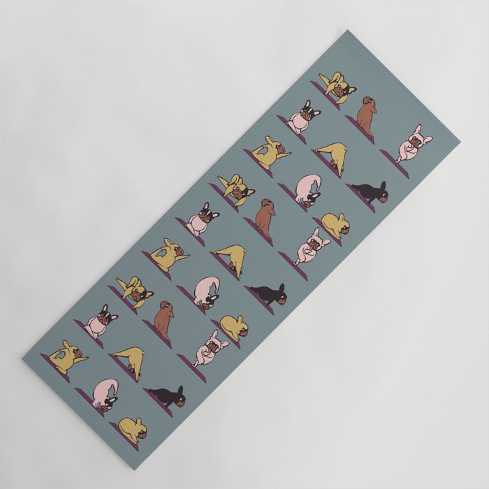 Society6 ケース Frenchie Yoga by Huebucket Frenchie Yoga Art Print by Huebucket | Society6