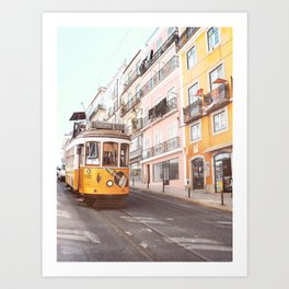 lisbon tram  Art Print