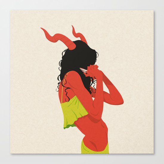 LADY MALADIE Canvas Print