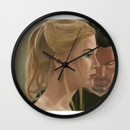 Gone girl - Rosamund Pike Wall Clock