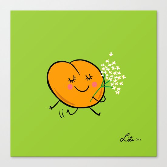 Apricot St Germain Canvas Print
