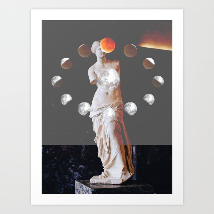 Venus Moon Art Print