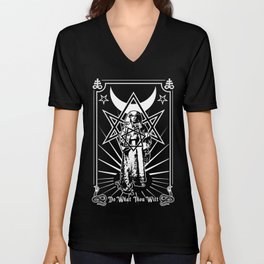 Aleister Crowley - Do What Thou Wilt V Neck T Shirt