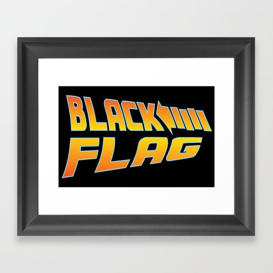 Back To The Punker Framed Art Print