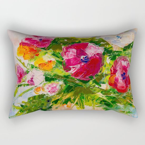 Wildflowers Rectangular Pillow