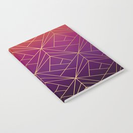 Sunset Geometric Notebook