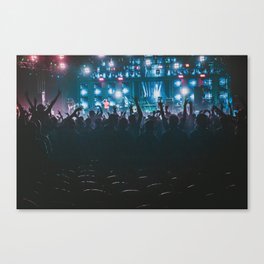 Concert - Performance - Music - Festival - People - Show. Little sweet moments. Canvas Print