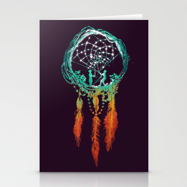 Dream Catcher (the rustic magic) Stationery Cards