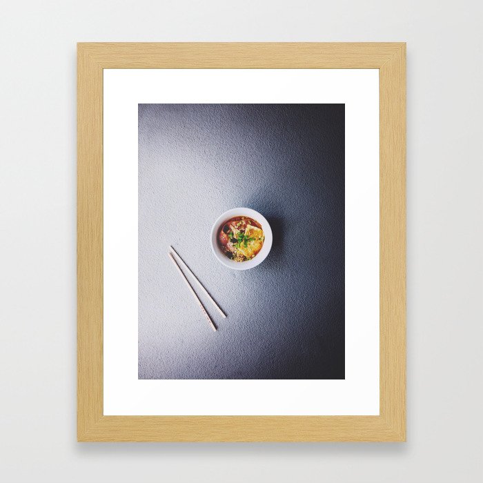 Ramen Noodles Framed Art Print