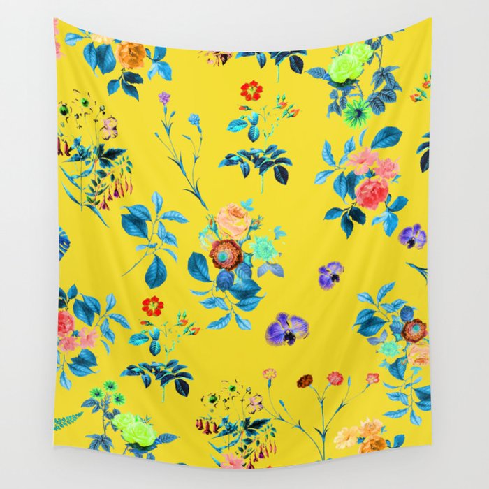 Floral Shower || #society6 #decor #buyart Wall Tapestry