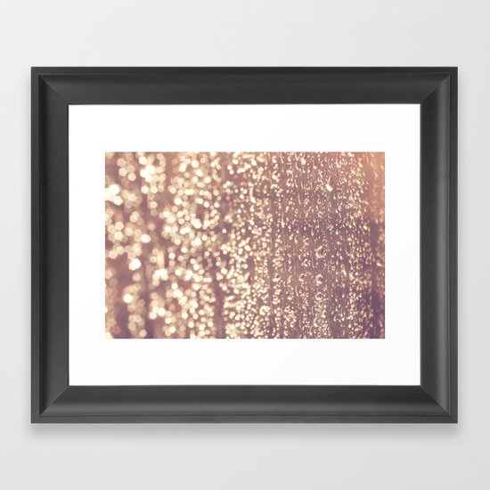 Rain rain never go away Framed Art Print