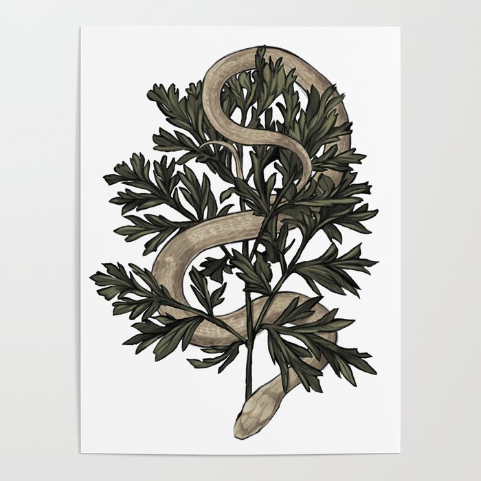 Le Serpent et l'Absinthe Poster