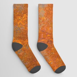 Rust metal texture background Socks
