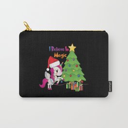 Unicorn Christmas Carry-All Pouch