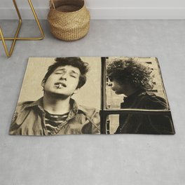 Bob Dylan Vintage 02 Rug