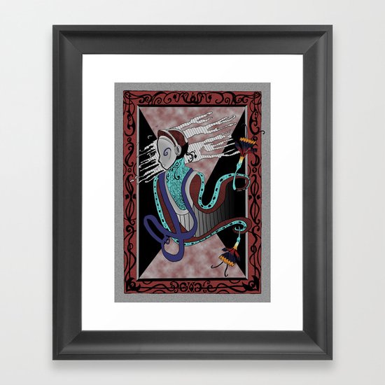 JULIE Framed Art Print