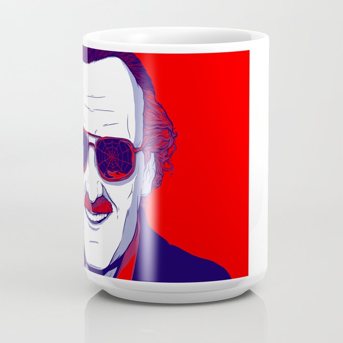 Stan Lee / Excelsior Coffee Mug by Luis Pinto