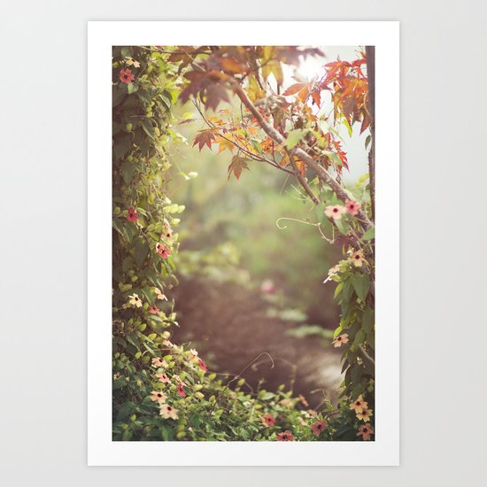 we were talking about the space between us Art Print