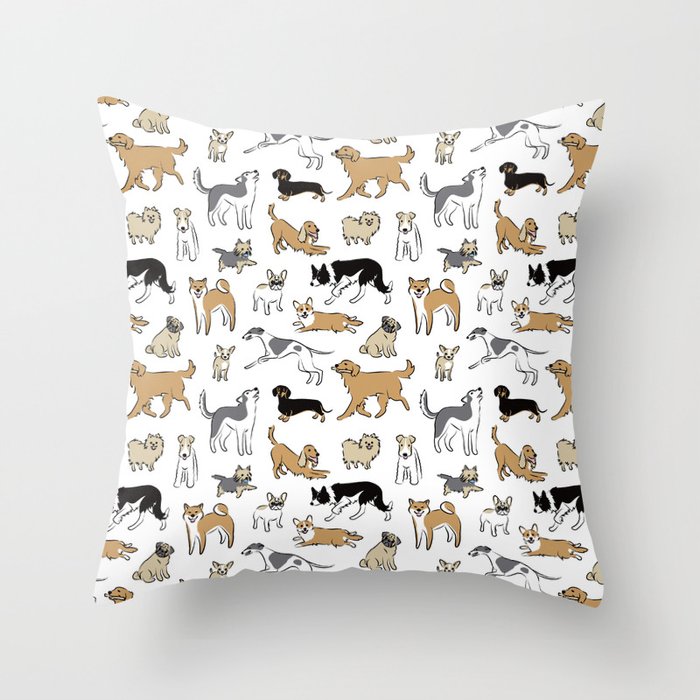 pillow of dogs face