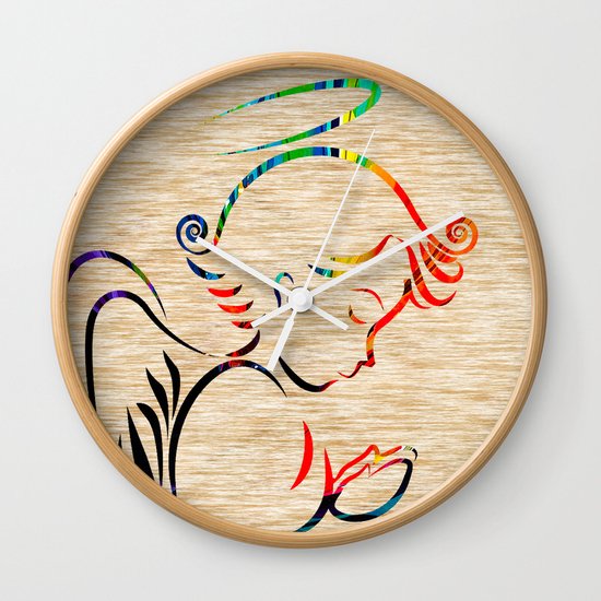 Angel Wall Clock