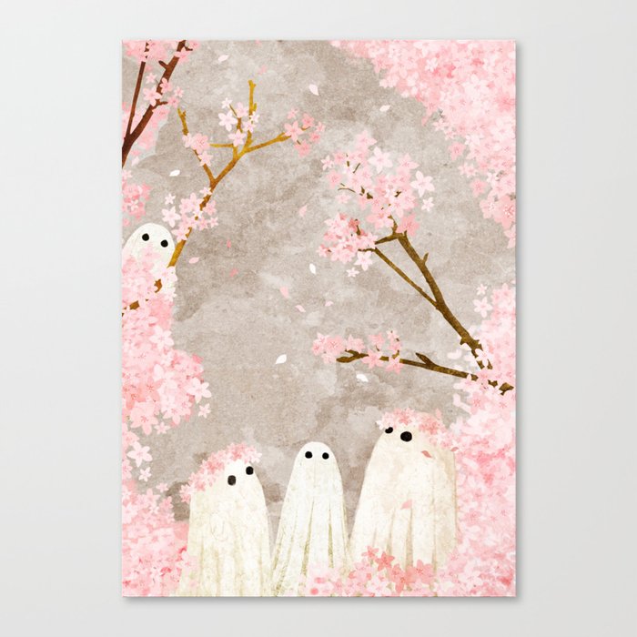 Cherry Blossom Party Canvas Print