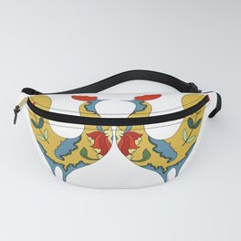 Birds and Flowers Fanny Pack