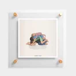 Original Child's Pose Floating Acrylic Print