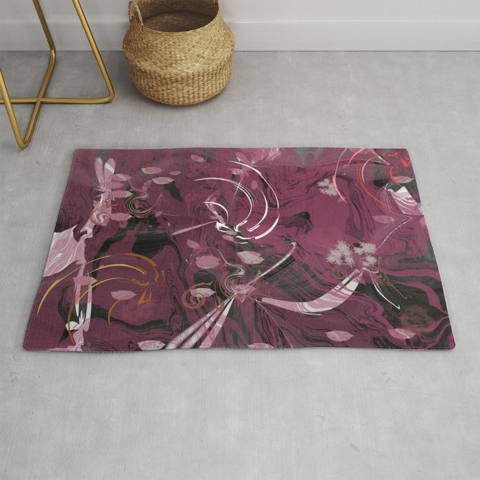 Beauty in Movement Mauve  Rug
