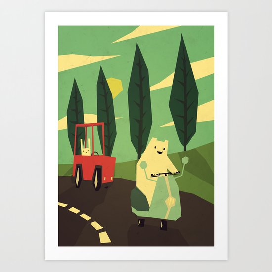 The Chase Art Print