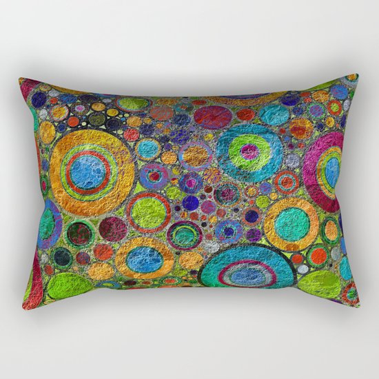 Rings pattern 2 Rectangular Pillow