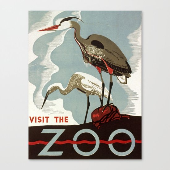 Visit the zoo Canvas Print