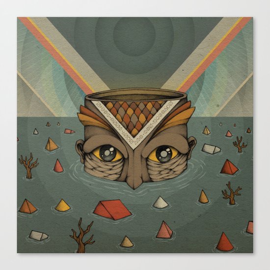 Eight Feet Beneath The Surface Canvas Print