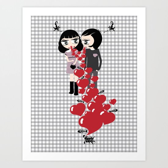 Lady & Lord Valentine's Art Print