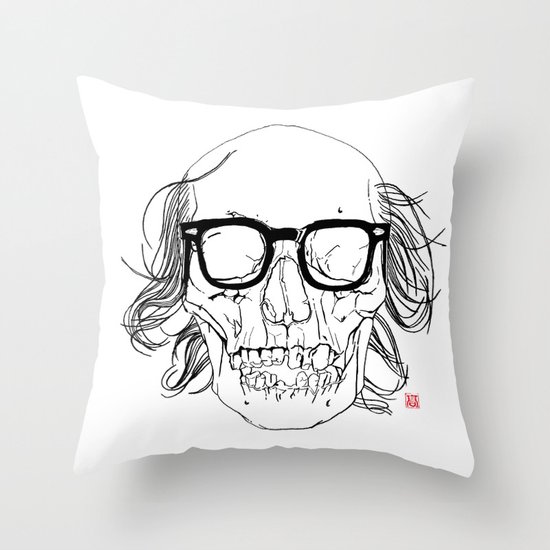 My best friend, Death Throw Pillow