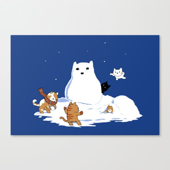 Snowcat Canvas Print