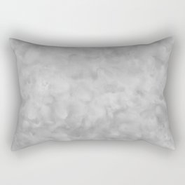 Soft Gray Clouds Texture Rectangular Pillow
