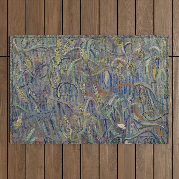 Vincent van Gogh Ears of Wheat Outdoor Rug