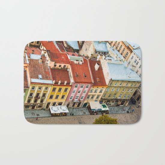 the rooftops of the city Bath Mat
