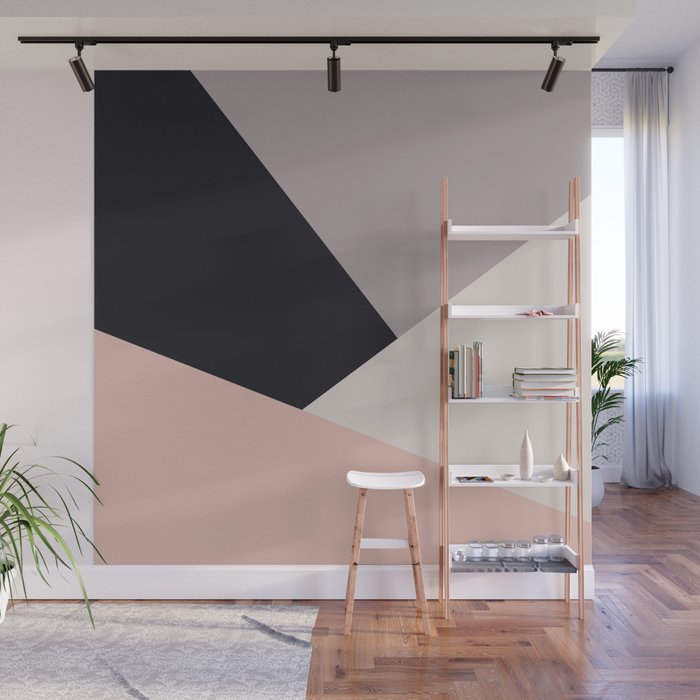 Wall Mural | Elegant & Colorful Geometric by Naughtycat - 8' x 8' - Society6