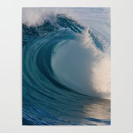 Wedge Morning Barrel ~ Newport Beach CA Poster