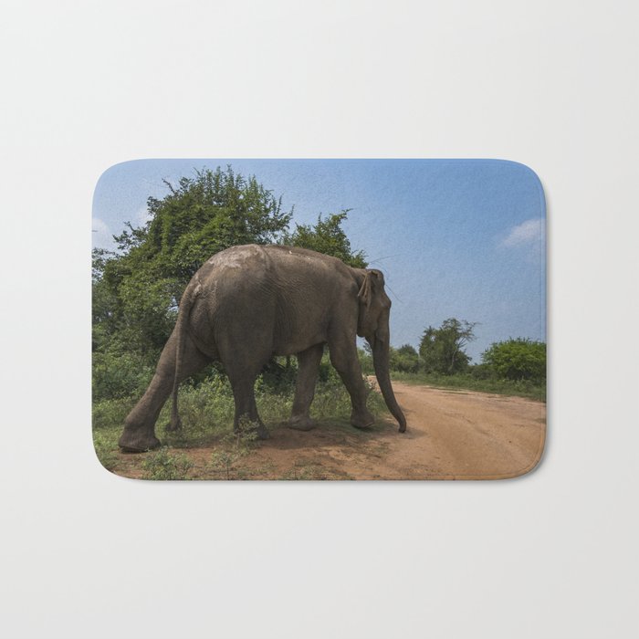 Sri Lanka elephant Bath Mat