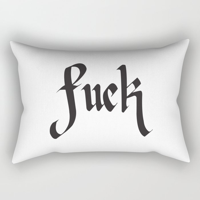 Fuck Rectangular Pillow