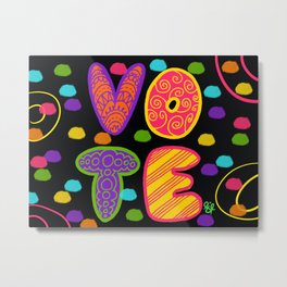 Vote in Color Metal Print