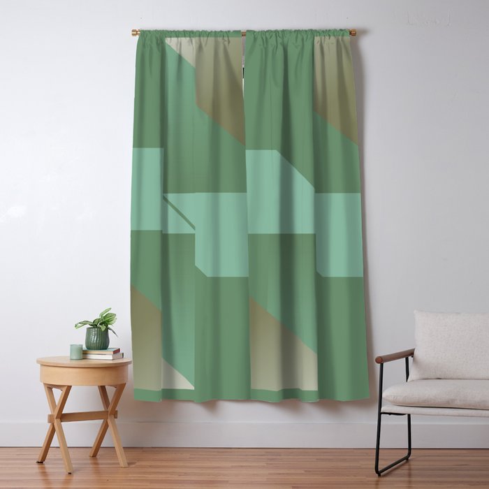A Hymn To Friendship Mid Century Modern Blackout Curtain By Anutu Society6