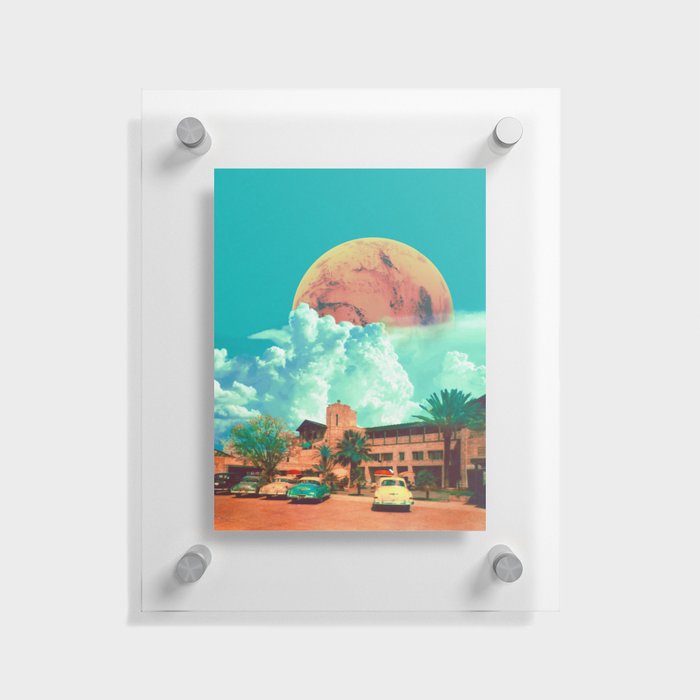 Warm Afternoons - Space Aesthetic, Retro Futurism, Sci-Fi Floating Acrylic Print