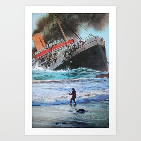 Fisherman Art Print