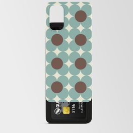 Geometric Flowers - Teal Android Card Case